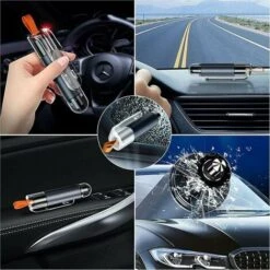 Outil De Sauvetage Comme Porte-Clés Outil De Sauvetage Porte-Clés Outil D'urgence Avec Coupe-Ceinture Outil De Sauvetage De Marteau De Sauvetage Rapidement Utilisé Pour Les Voitures, Les Bus Guazhuni -Pas Cher Pro Bricoleur Magasin 100210779 5