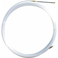 Tire-fils En Nylon 4 Mm L 25 M Sans Dévidoir + 2 Embouts M5, Une Tête Flexible Et Un Oeillet