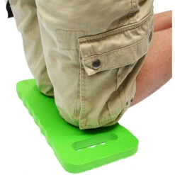 Eyepower Tapis Protection Genoux 46x23cm Pour S'agenouiller S'asseoir Sur Le Sol Extra-épais 2.5cm Avec Poignée De Transport Vert
