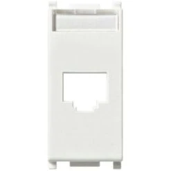 Adaptateur Plan Pour Connecteur Rj45 Couleur Blanc 14338.c