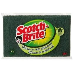 SCOTCH BRITE - Lot De 3 Tampons Grattants Classics - Vert