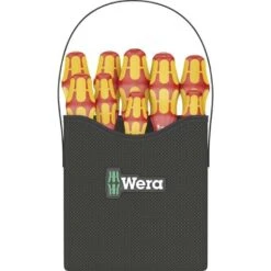 Jeu De Tournevis Wera Kraftform 2go 100 VDE 11 Pièces Vis à Fente, Vis Pozidriv, Cruciforme Phillips, 6 Pans Intérieurs (TX) S167791 -Pas Cher Pro Bricoleur Magasin 12634718 4