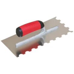 PLATOIR A COLLE INOX 28X12 MONTURE ALU DEMI-LUNE 20X10 SOFOP TALIAPLAST - 440108