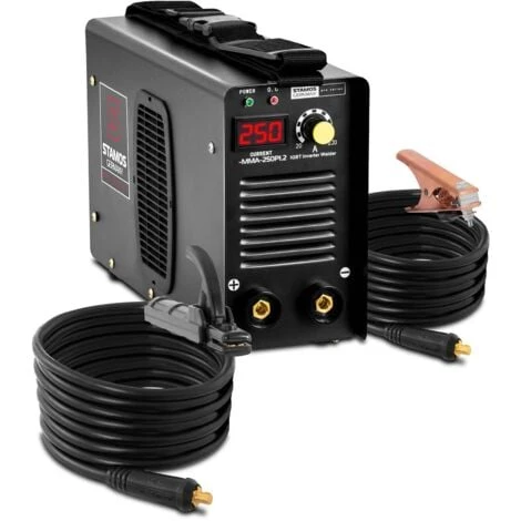 Poste à Souder à L'arc Mma Soudure Electrode Inverter Igbt Led 20–250A Stamos 1 Poste à Souder à L'arc Mma Soudure Electrode Inverter Igbt Led 20–250A Stamos