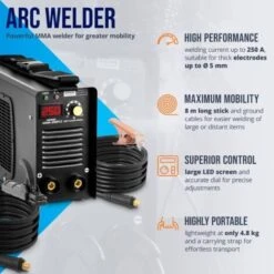 Poste à Souder à L'arc Mma Soudure Electrode Inverter Igbt Led 20–250A Stamos 7 Poste à Souder à L'arc Mma Soudure Electrode Inverter Igbt Led 20–250A Stamos -Pas Cher Pro Bricoleur Magasin 13814572 3