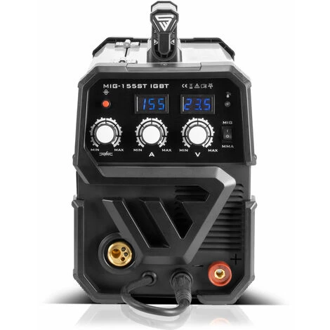 Poste De Soudage STAHLWERK MIG 155 ST IGBT - Poste De Soudage MIG MAG Sous Gaz Protecteur Avec 155 Ampères, Fonction MMA, Adapté Au Fil Fourré FLUX, 7 Ans De Garantie. 3 Poste De Soudage STAHLWERK MIG 155 ST IGBT - Poste De Soudage MIG MAG Sous Gaz Protecteur Avec 155 Ampères, Fonction MMA, Adapté Au Fil Fourré FLUX, 7 Ans De Garantie. – Image 3