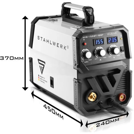 Poste De Soudage STAHLWERK MIG 155 ST IGBT - Poste De Soudage MIG MAG Sous Gaz Protecteur Avec 155 Ampères, Fonction MMA, Adapté Au Fil Fourré FLUX, 7 Ans De Garantie. 4 Poste De Soudage STAHLWERK MIG 155 ST IGBT - Poste De Soudage MIG MAG Sous Gaz Protecteur Avec 155 Ampères, Fonction MMA, Adapté Au Fil Fourré FLUX, 7 Ans De Garantie. – Image 4