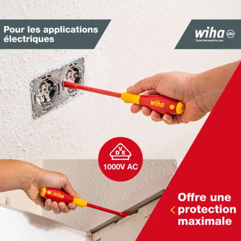 Wiha VDE Jeu De Tournevis 5 Pièces 6 Pans Extérieurs C71516 2 Wiha VDE Jeu De Tournevis 5 Pièces 6 Pans Extérieurs C71516 – Image 2