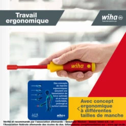 Wiha VDE Jeu De Tournevis 5 Pièces 6 Pans Extérieurs C71516 9 Wiha VDE Jeu De Tournevis 5 Pièces 6 Pans Extérieurs C71516 -Pas Cher Pro Bricoleur Magasin 16320837 5