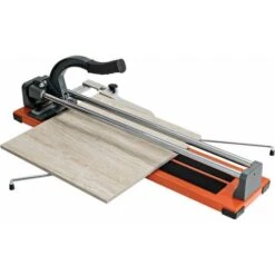 COSTWAY Coupe Carreaux Manuel Professionnel Longueur De Coupe 610MM Coupe Carrelage Épaisseur De Coupe 5-12MM Angle Réglable 0 °-60 ° Pour Porcelaine, Céramique