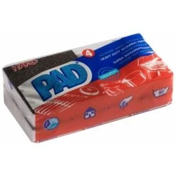 Tampon Super Récurant Sur éponge Synthétique Lot De 4 - PAD