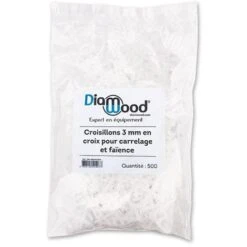 500 Croisillons 3 Mm En Croix Pour Carrelage Et Faïence - Diamwood -Pas Cher Pro Bricoleur Magasin 18729860 4