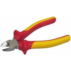 Pince Coupante Côté - 160 Mm - Isolée 1000V - Capacité De Coupe Entre 1,8 Et 2,8 Mm - STANLEY, 0-84-009