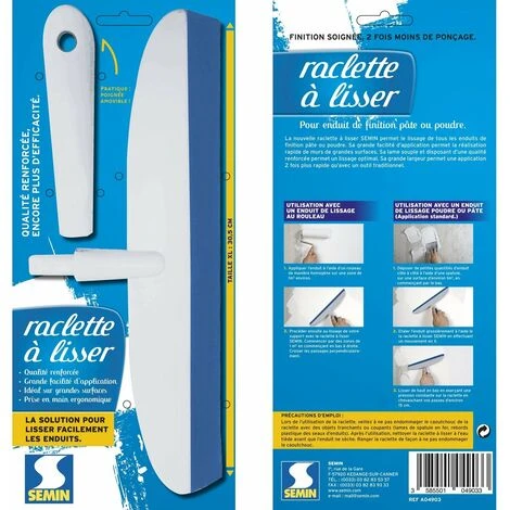 Lot De 2 Raclettes à Lisser Les Enduits Semin - 30 Cm 3 Lot De 2 Raclettes à Lisser Les Enduits Semin - 30 Cm – Image 3