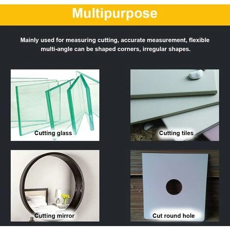 Coupe-Verre Circulaire Avec Ventouse Outils De Coupe, Diamant Coupe Diamètre Du Cercle 400 Mm Pour Amateurs Coupeurs De Verre Professionnels 3 Coupe-Verre Circulaire Avec Ventouse Outils De Coupe, Diamant Coupe Diamètre Du Cercle 400 Mm Pour Amateurs Coupeurs De Verre Professionnels – Image 3