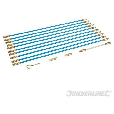 Silverline Baguettes Tire-fils, 13 Pcs, 10 X 330 Mm, 10 X 330 Mm 1 Silverline Baguettes Tire-fils, 13 Pcs, 10 X 330 Mm, 10 X 330 Mm