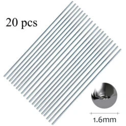 20pcs Tige De Soudure En Aluminium Facile à Basse Température De 1,6 Mm