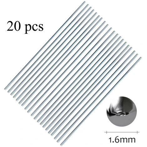 20pcs Tige De Soudure En Aluminium Facile à Basse Température De 1,6 Mm 1 20pcs Tige De Soudure En Aluminium Facile à Basse Température De 1,6 Mm