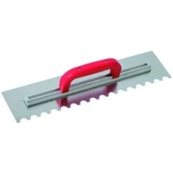 SOFOP TALIAPLAST - Platoir à Colle Inox 49x11,5 Dents Demi-lune 20x10mm