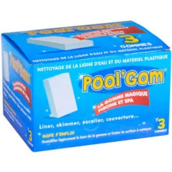 Gommes Magiques Anti-tâches Pool’Gom MAREVA Pour Piscine - Boite De 3 - 672002