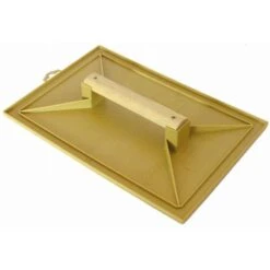 Taloche Jaune Rectangle 28x41mm Plastique Poignée Bois MOB MONDELIN - 311100