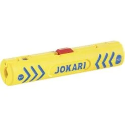 Jokari 30600 Secura Coaxi No.1 Dénudeur De Câble Adapté Pour Câbles Coaxiaux, Câbles Ronds En PVC 4.8 à 7.5 Mm RG58, RG