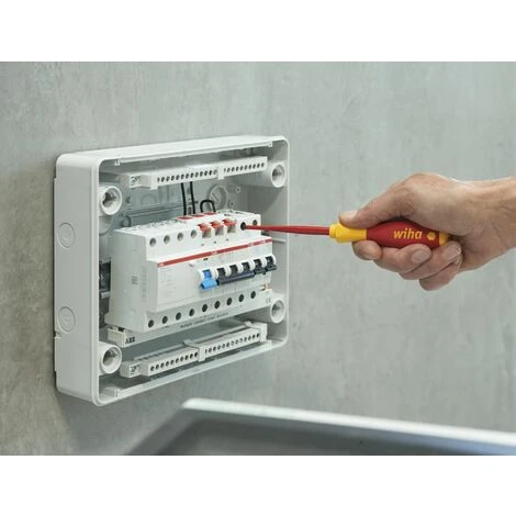 VDE Tournevis Pour Vis à Fente Wiha 3201 SlimFix 35446 Largeur De La Lame: 3.5 Mm Longueur De La Lame: 100 Mm 2 VDE Tournevis Pour Vis à Fente Wiha 3201 SlimFix 35446 Largeur De La Lame: 3.5 Mm Longueur De La Lame: 100 Mm – Image 2