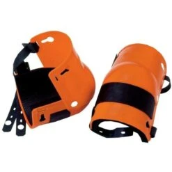 Nierhaus Paire De Genouillères Protection En Orange