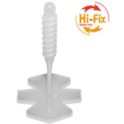 100 Croisillons Auto-nivelants à Visser 3 Mm HI-FIX Pour Carreaux De 2 à 20 Mm