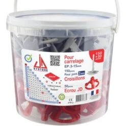 Croisillons Autonivelants JD Système 2 Mm Avec écrous