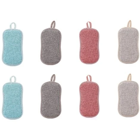 Lot De 8 Eponge Vaisselle Lavable La Cuisine Antibactérienne En Microfibre Reutilisable Tampons à Récurer éponge Double Eponge Pour Poêlons Antiadhésifs Poêles Pots, Versailles 1 Lot De 8 Eponge Vaisselle Lavable La Cuisine Antibactérienne En Microfibre Reutilisable Tampons à Récurer éponge Double Eponge Pour Poêlons Antiadhésifs Poêles Pots, Versailles