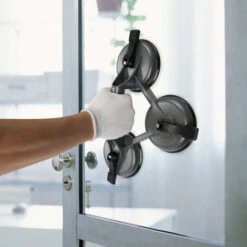 Hengda 2x Ventouses 100KG Poignée De Maintien Ventouse à Vide Pour Verre Ventouse à Vide Pour Verre -Pas Cher Pro Bricoleur Magasin 52498867 3