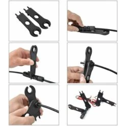 Multifonctionnel Pince à Sertir, Professional MC4 Panneau Solaire Outils De Sertissage 2.5-6mm² Kit 14-10AWG Fil Crimper Solaire Fil Connecteur Cut Avec Dénuder Pince à Sertir Macaron -Pas Cher Pro Bricoleur Magasin 52975067 5