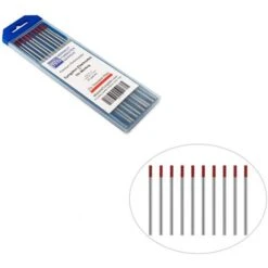 Soudage Tungstens Thorium Soudage Et Coupage Soudage à L'arc Sous Argon WT20 Tête Rouge Thorium Tungstène Aiguille De Tungstène Macaron -Pas Cher Pro Bricoleur Magasin 53106872 4