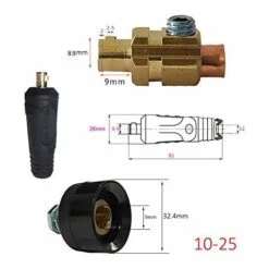 Câble De Soudage Rapide Pour Montage Rapide Prise Rapide Soudeur (DKJ10-25 & DKZ10-25)Macaron 7 Câble De Soudage Rapide Pour Montage Rapide Prise Rapide Soudeur (DKJ10-25 & DKZ10-25)Macaron -Pas Cher Pro Bricoleur Magasin 53106884 3