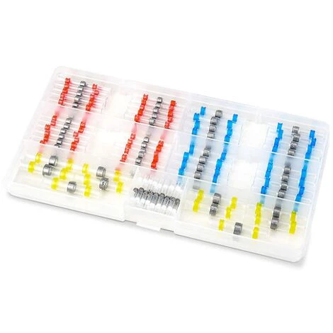 Joint De Soudure Connecteur De Fil 300 Pièces Cosse Thermosoudable Connecteurs De Soudure Gaine Thermorétractable Souder Joint Fil Câble Connecteur à Bout Seal Connecteurs Macaron 1 Joint De Soudure Connecteur De Fil 300 Pièces Cosse Thermosoudable Connecteurs De Soudure Gaine Thermorétractable Souder Joint Fil Câble Connecteur à Bout Seal Connecteurs Macaron