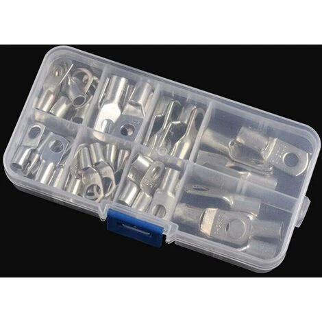 Kit De Connecteurs à Sertir Pour Bague De Cosse De Câble De Soudure De Batterie De Terminal De Tube De Cuivre 60pcs Macaron 4 Kit De Connecteurs à Sertir Pour Bague De Cosse De Câble De Soudure De Batterie De Terminal De Tube De Cuivre 60pcs Macaron – Image 4