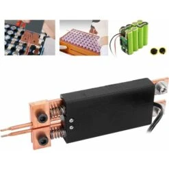 Stylo De Soudage Par Points De Type Intégré, Outil De Soudage Portatif à Déclenchement Automatique 18650 Noir Pour L'industrie Stylo De Soudage Par Points à Double Ressorts Industriel Stylo à Souder é