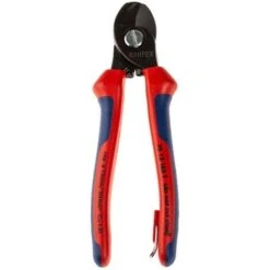 Coupe-câbles 165mm KNIPEX - Ø15mm/50mm² Cu/Al - Gainage Bi-matière - Œillet Antichute - ( Prix Pour 1 )