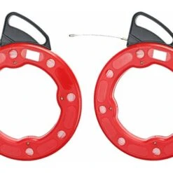 Electricien Tire Fil Aiguille Passe Cable En Fibre De Verre Extracteur De Câble Professionnel Planeur Flexible Ruban De Poisson Pivotant Portable Bobine Conduit Conduit Fil De Traction Outil-30M -Pas Cher Pro Bricoleur Magasin 56198424 4