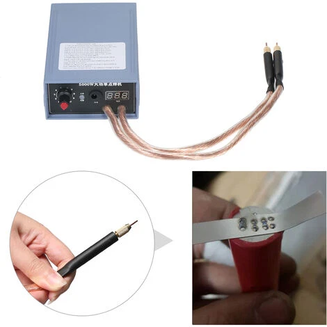 Soudeuse Par Points 5000W Machine De Soudage Par Points Portable Haute Puissance Portable 0-800A Soudeurs Réglables Actuels Pour Batterie 18650 Prise UE 5 Soudeuse Par Points 5000W Machine De Soudage Par Points Portable Haute Puissance Portable 0-800A Soudeurs Réglables Actuels Pour Batterie 18650 Prise UE – Image 5
