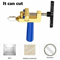 2-en-1 Coupe-carreaux Manuel Professionnel Multifonctionnel Portable Outil De Coupe De Carreaux De Verre En Céramique Accessoires D'équipement Pour Coupe Et Séparer -Pas Cher Pro Bricoleur Magasin 58302459 3