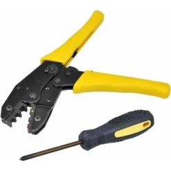 5 En 1 Pince à Sertir à Cosses Pour Connecteurs Isolés Et Non Isolés Avec 1 Tournevis Et Sac Outil Sertissage Cable -Pas Cher Pro Bricoleur Magasin 58574608 4