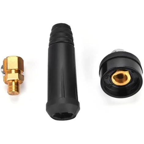Lilaris DKJ Soudage TIG Câble Panneau Connecteur Et Prise De Panneau Adaptateur Rapide(DKJ10-25 Noir)une Pièce 1 Lilaris DKJ Soudage TIG Câble Panneau Connecteur Et Prise De Panneau Adaptateur Rapide(DKJ10-25 Noir)une Pièce
