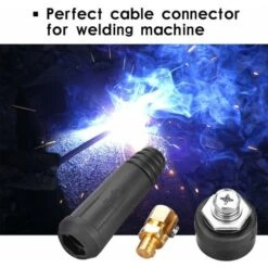 Lilaris DKJ Soudage TIG Câble Panneau Connecteur Et Prise De Panneau Adaptateur Rapide(DKJ10-25 Noir)une Pièce 8 Lilaris DKJ Soudage TIG Câble Panneau Connecteur Et Prise De Panneau Adaptateur Rapide(DKJ10-25 Noir)une Pièce -Pas Cher Pro Bricoleur Magasin 58807781 4