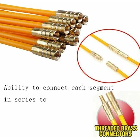 Tire Fil électriques Jeu De Baguettes Fibre De Verre,Kit Rétractable D’installation Pour Cable En Boîtier Plastique 33cmX10 Pièces——VEBTles 4 Tire Fil électriques Jeu De Baguettes Fibre De Verre,Kit Rétractable D’installation Pour Cable En Boîtier Plastique 33cmX10 Pièces——VEBTles – Image 4