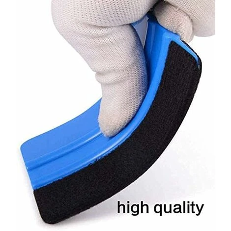 Déstockage Lot De 2 Raclettes En Plastique Pour Autocollant En Vinyle Souple - Outil De Coloration De Fenêtre - Grattoir En Feutre Souple (2 Pièces) 3 Déstockage Lot De 2 Raclettes En Plastique Pour Autocollant En Vinyle Souple - Outil De Coloration De Fenêtre - Grattoir En Feutre Souple (2 Pièces) – Image 3