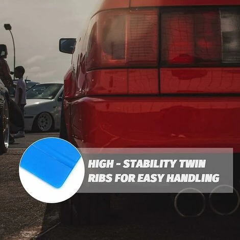 Déstockage Lot De 2 Raclettes En Plastique Pour Autocollant En Vinyle Souple - Outil De Coloration De Fenêtre - Grattoir En Feutre Souple (2 Pièces) 5 Déstockage Lot De 2 Raclettes En Plastique Pour Autocollant En Vinyle Souple - Outil De Coloration De Fenêtre - Grattoir En Feutre Souple (2 Pièces) – Image 5