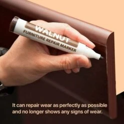 Ensemble De 17 Articles, 8 Marqueurs Et 8 Bâtons De Cire De Réparation De Meubles En Bois, Pour Taches, Rayures, Planchers, Tables, Charpentes, Lits, Avec Taille-crayon -Pas Cher Pro Bricoleur Magasin 60210065 3