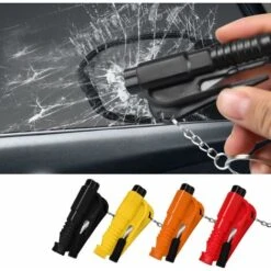 4 Stück Schlüsselanhänger Rettungswerkzeug, BR-Life Nothammer Autofensterbrecher Sicherheitshammer Gürtelschneider Einfach Und Schnell Zu Bedienen Für Autos Busse Und Andere Fahrzeuge 9 4 Stück Schlüsselanhänger Rettungswerkzeug, BR-Life Nothammer Autofensterbrecher Sicherheitshammer Gürtelschneider Einfach Und Schnell Zu Bedienen Für Autos Busse Und Andere Fahrzeuge -Pas Cher Pro Bricoleur Magasin 60609620 5